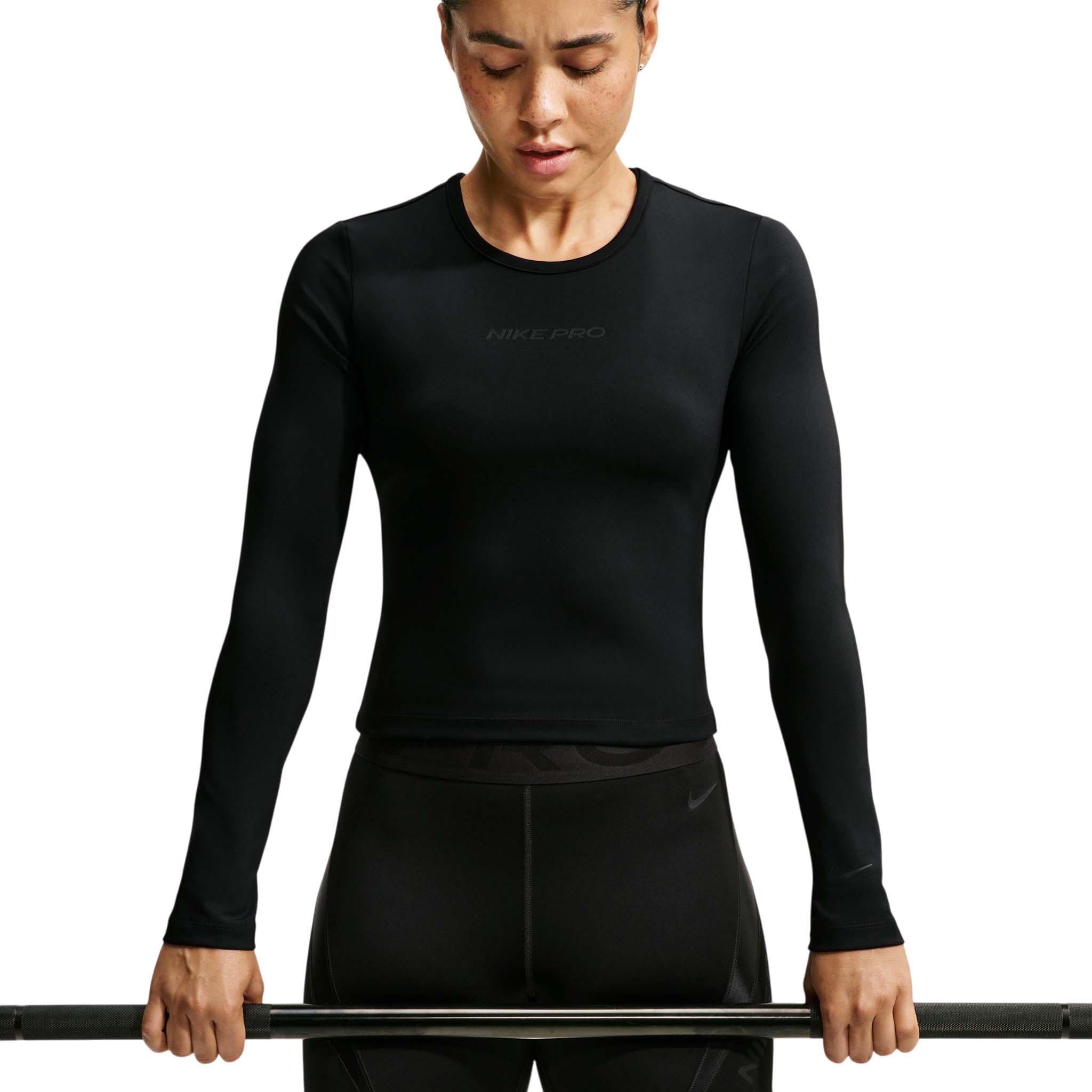 Nike Women's Pro Sculpt Dri-FIT Long Sleeve Top - Black - BLACK